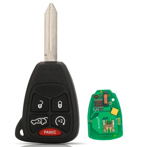 Chrysler Dodge Jeep 2006-2014 5 Button Remote Head Key For OHT692427AA